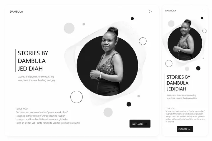 Stories by Dambula Jedidiah