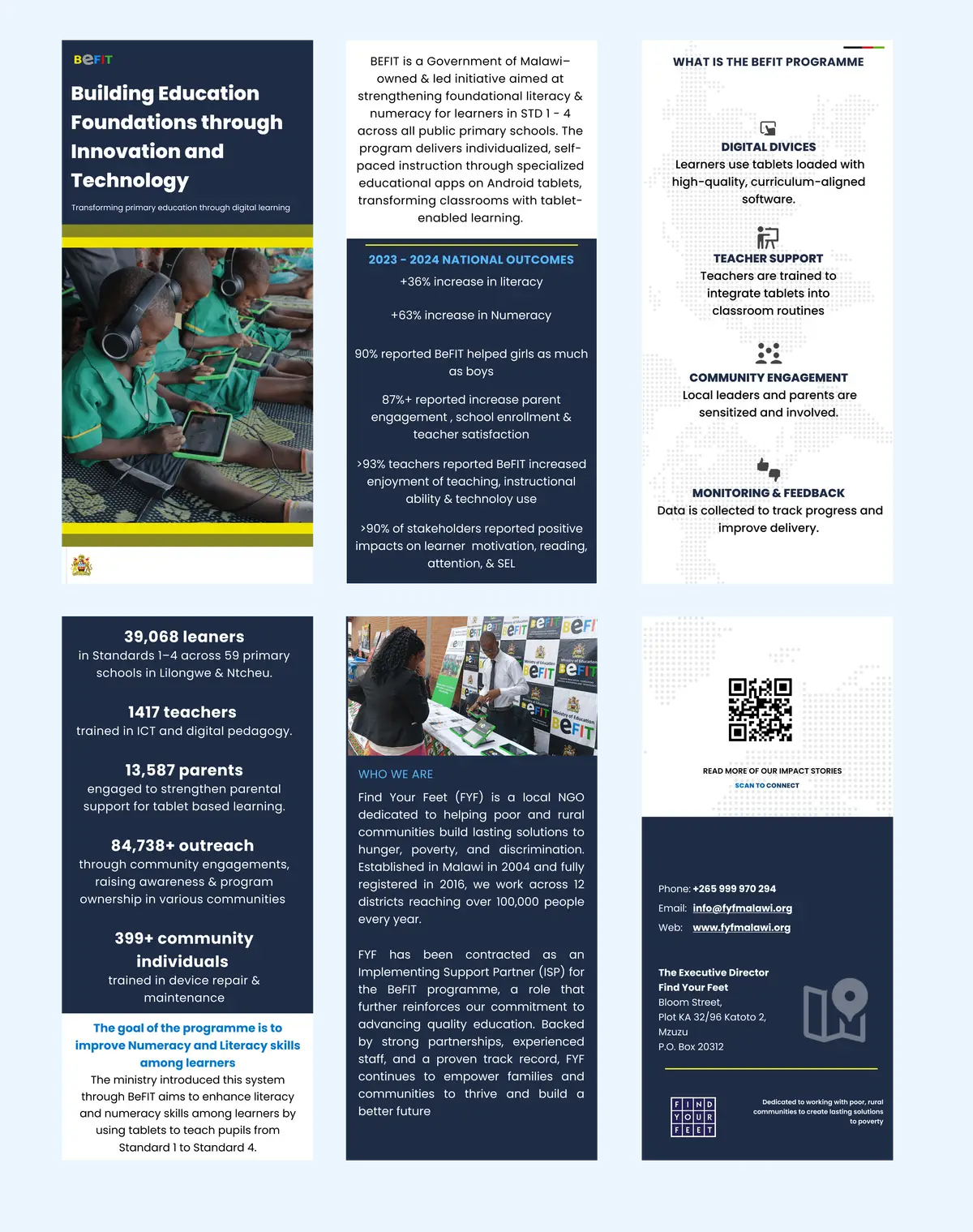Brochure for the BEFIT Project