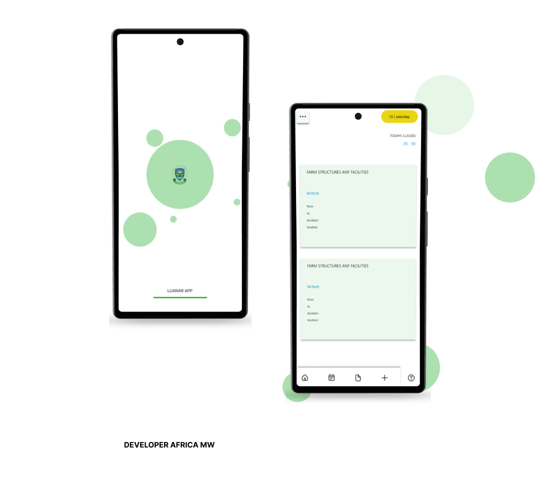 LUANAR timetable application